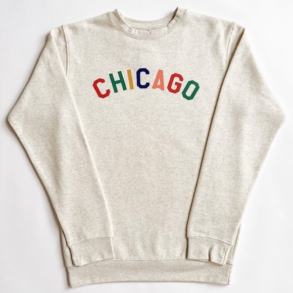 alice & wonder Tops - Alice & Wonder Chicago Graphic Sweatshirt Small